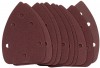 DRAPER Ten 97 x 140 x 140mm 120 Grit Hook and Loop Sander Sheets