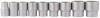 3/8\" Sq. Dr. Nut and Bolt Remover Set (9 Piece)