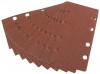 90 x 187MM 60 GRIT ALUMINIUM OXIDE SANDING SHEETS PACK OF 10
