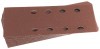90 x 187MM 100 GRIT ALUMINIUM OXIDE SANDING SHEETS PACK OF 10