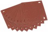 104 x 112MM 80 GRIT ALUMINIUM OXIDE SANDING SHEETS PACK OF 10