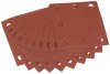 104 x 112MM 120 GRIT ALUMINIUM OXIDE SANDING SHEETS PACK OF 10