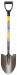 Round Point Shovel with Fibreglass Shaft