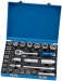 DRAPER EXPERT 25 PIECE 3/8\" Sq. Dr. METRIC SOCKET SET IN METAL CASE