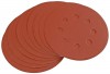 PACK OF 10 125MM 320 GRIT HOOK AND LOOP SANDING DISCS