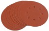 PACK OF 10 125MM 400 GRIT HOOK AND LOOP SANDING DISCS