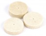 BAG OF 3 24MM X 6MM FELT POLISHING WHEELS FOR 95W MULTI TOOL KIT