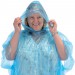 DISPOSABLE POLYTHENE RAINCOAT/PONCHO WITH HOOD
