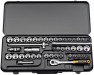 3/8\" Square Drive Metric, Whitworth and Imperial Socket Set (44 Piece)