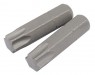 DRAPER EXPERT 2 X T40 TORX X 26MM X 1/4\" HEXAGON SHOT BLAST SCREWDRIVER BITS