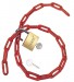 PADLOCK AND PVC COATED STEEL CHAIN