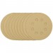 Gold Sanding Discs with Hook & Loop, 125mm, 120 Grit (Pack of 10)