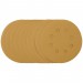 Gold Sanding Discs with Hook & Loop, 125mm, 400 Grit (Pack of 10)