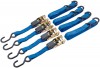 DRAPER 250kg 4 Piece Ratcheting Tie Down Straps