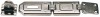 160MM HEAVY DUTY SINGLE HINGE STEEL HASP AND STAPLE WITH FIXINGS