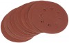 PACK OF 10 125MM 100 GRIT HOOK AND LOOP SANDING DISCS