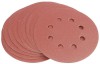 PACK OF 10 125MM 120 GRIT HOOK AND LOOP SANDING DISCS