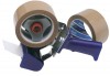 HAND HELD PACKING TAPE DISPENSER WITH TWO ROLES OF PACKING TAPE ROLL