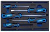 Soft Grip Screwdriver Set in 1/4 Drawer EVA Insert Tray (5 Piece)