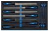 Hand File Set in 3/4 Drawer EVA Insert Tray (13 Piece)