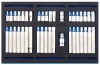Screwdriver Insert Bit Set in 1/4 Drawer EVA Insert Tray (40 Piece)