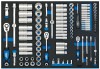 1/4\", 3/8\", and 1/2\" Socket Set in Full Plus Drawer EVA Insert Tray (96 Piece)