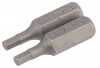 3mm 1/4\" Hex. Hexagonal Insert Bit 25mm Long x 2