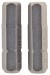 6mm 1/4\" Hex. Hexagonal Insert Bit 25mm Long x 2