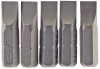 6.5mm 1/4\" Hex. Plain Slot Insert Bit 25mm Long x 5