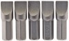 8.0mm 1/4\" Hex. Plain Slot Insert Bit 25mm Long x 5
