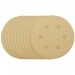 Gold Sanding Discs with Hook & Loop, 150mm, 120 Grit (Pack of 10)