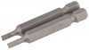 5.5mm 1/4\" Hex. Plain Slot Insert Bit 25mm Long x 5