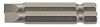 5.5mm 1/4\" Hex. Plain Slot Insert Bit 50mm Long x 2