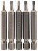 3mm 1/4\" Hex. Plain Slot Insert Bit 50mm Long x 5