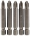 No.2 1/4\" Hex. Cross Slot Insert Bit 50mm Long x 5