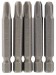 No.3 1/4\" Hex. Cross Slot Insert Bit 50mm Long x 5