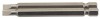 4.5mm 1/4\" Hex. Plain Slot Insert Bit 75mm Long x 2