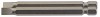 6mm 1/4\" Hex. Plain Slot Insert Bit 75mm Long x 2