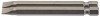 6.5mm 1/4\" Hex. Plain Slot Insert Bit 75mm Long x 2