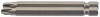 No.3 1/4\" Hex. PZ Type Insert Bit 75mm Long x 2