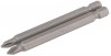 No.1 1/4\" Hex. Cross Slot Insert Bit 75mm Long x 2