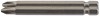 No.2 1/4\" Hex. Cross Slot Insert Bit 75mm Long x 2