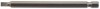 4.5mm 1/4\" Hex. Plain Slot Insert Bit 100mm Long x 1