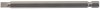5.5mm 1/4\" Hex. Plain Slot Insert Bit 100mm Long x 1
