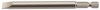 8mm 1/4\" Hex. Plain Slot Insert Bit 100mm Long x 1