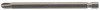 No.3 1/4\" Hex. Cross Slot Insert Bit 100mm Long x 1