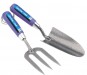 2 PIECE CARBON STEEL HEAVY DUTY HAND FORK AND TROWEL SET