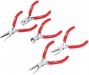 Mini Pliers Set with PVC Dipped Handles (5 Piece)