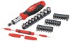 Soft Grip Ratchet Screwdriver, Socket and Bit Set (32 Piece)