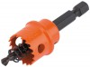 Expert 18mm Bi-Metal Hole Saw with Integrated Arbor
